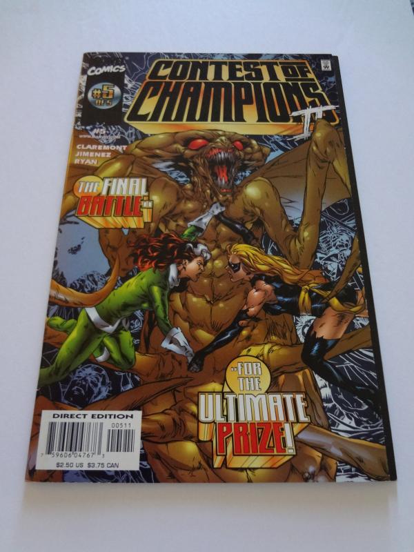 Contest of Champions II #1-5, NM-; The Brood Queen is alive!! Deadpool cameo!!