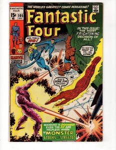 Fantastic Four #105 (1970) THE MONSTER STALKS THE STREETS! / ID#551