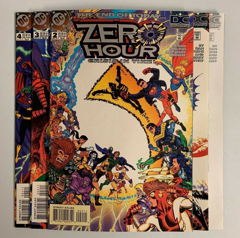 Zero Hour Crisis in Time #4-0 Set (DC 1994) 4 3 2 1 0 Dan Jurgens (8.0+) 
