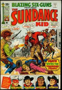 BLAZING SIX-GUNS #1 1971 WESTERN SKYWALD COMICS REDMASK FN