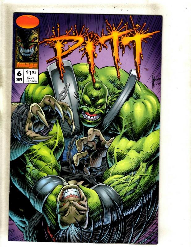 Lot Of 10 Pitt Image Comic Books # 1 2 3 4 5 6 7 8 9 1/2 Keown Series FM8