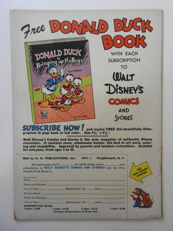 Walt Disney's Comics & Stories #139 (1952) GD/VG Condition!