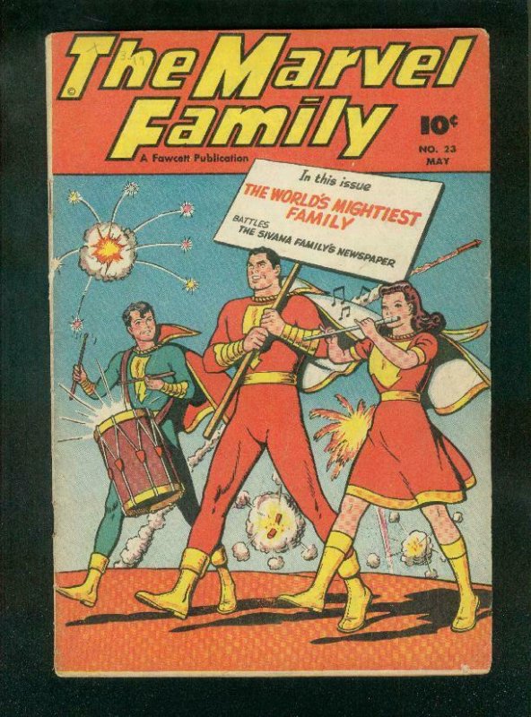 MARVEL FAMILY #23 1948-CAPTAIN MARVELMARY MARVEL-FAWCETT-vg+ VG+