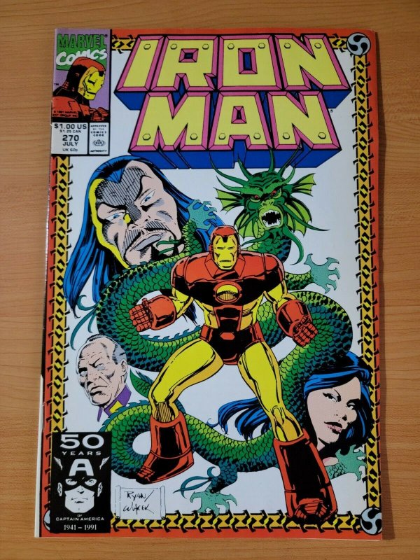 Iron Man #270 Direct Market Edition ~ NEAR MINT NM ~ 1991 Marvel Comics