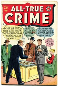 All-True Crime #32 1949- Marvel Golden Age- FBI wanted poster VG+