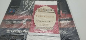 MAGIC the GATHERING FALLEN EMPIRES #1 Factory bag sealed w/cards Last One!