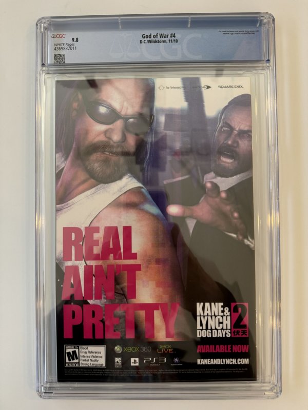 God Of War  #4 CGC 9.8 - DC/Wildstorm  (2010)