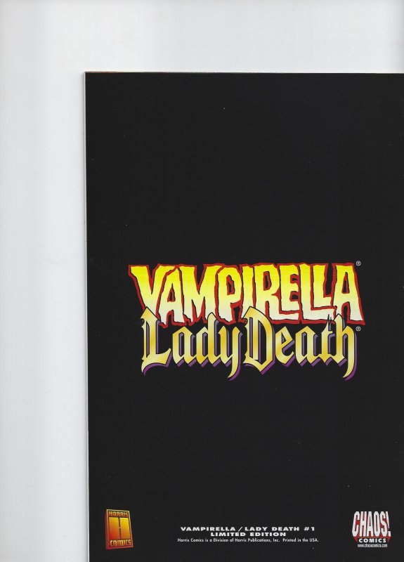 Vampirella Lady Death Ruby Red Foil 1999 #1 Limited Edition Harris