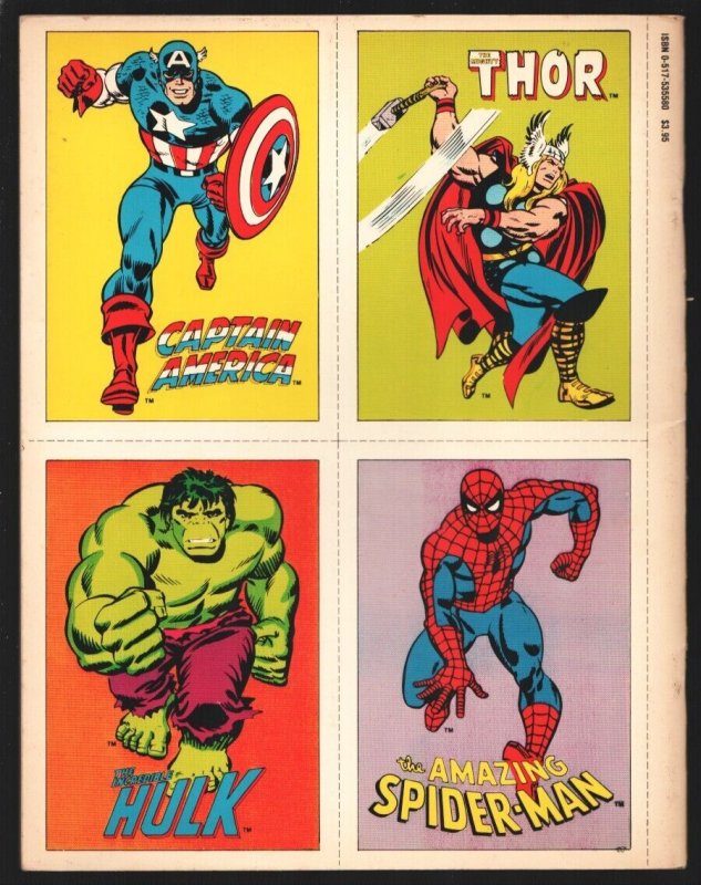 Marvel Comics Postcard Book 1978-32 Marvel Super-Hero postcards-Gene Colon-Di...