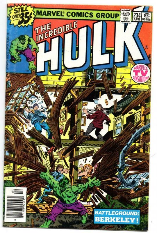 HULK #234, VG+, Incredible, Bruce Banner, Quasar, 1968 1979, Marvel