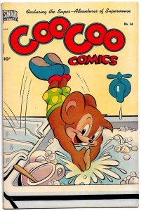 COO COO COMICS #54 (Dec1950) 7.5 VF-  Milton Stein!  Supermouse! Funny Animals!