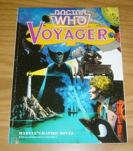 Marvel Graphic Novel: Doctor Who - Voyager VF afterword by colin baker 1985