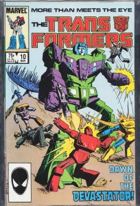 The Transformers #10 Second Print Cover (1985)