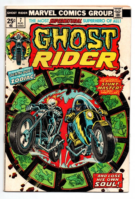 Ghost Rider #7 - 1974 - VG 