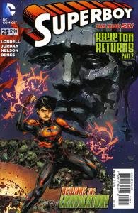 Superboy (5th Series) #25 VF/NM ; DC | New 52 Scott Lobdell Krypton Returns 2