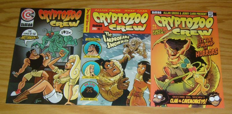 Cryptozoo Crew #1-3 VF/NM complete series - nbm - allan gross - jerry carr 2 set