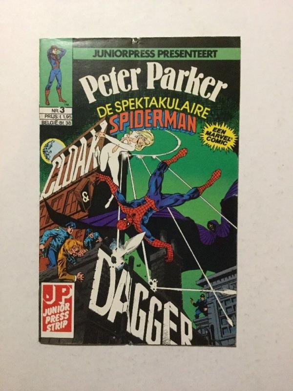 Spectacular Spider-man 3 1st First App. Of Cloak & Dagger F/VF Dutch Variant