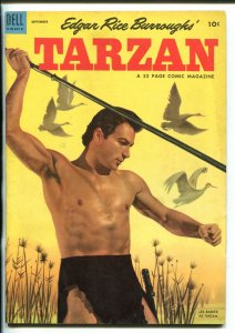 TARZAN #48 -1953-DELL-BURROUGHS-MARSH-LEX BARKER PHOTO COVER-fn