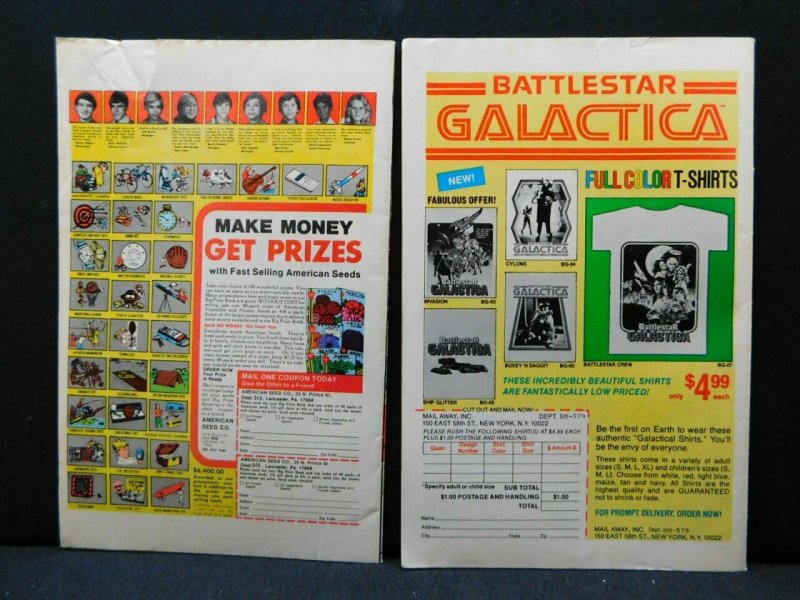 Battlestar Galactica. Issues 1 & 2 Marvel Comics 1979