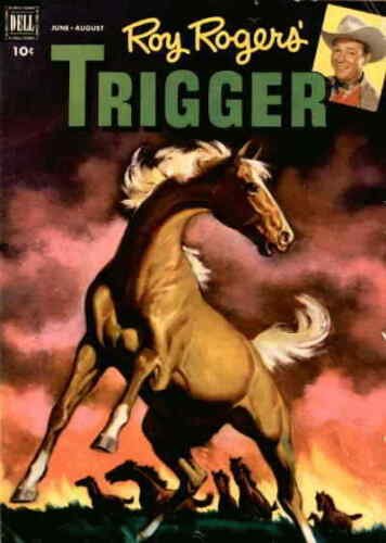 Roy Rogers' Trigger #5 GD; Dell | low grade - June 1952 horse - we combine shipp 