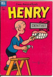 Henry #30 1953-Dell-Carl Anderson-dental humor cover-VG