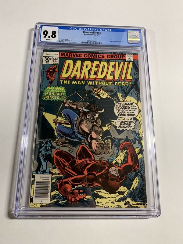 Daredevil 144 Cgc 9.8 Marvel Bronze Age White Pages