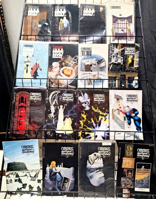 CEREBUS 42-264 (1982-2001)  collection of 103 WYSIWYG great title survey