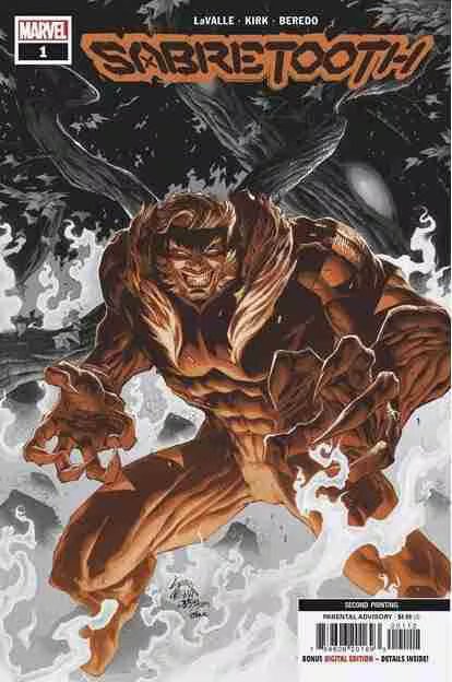 SABRETOOTH (2022 MARVEL) #1 2ND PRINT 2ND PTG STEGMAN VAR