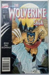 Wolverine Saga #1 NEWSSTAND (NM)(1990)