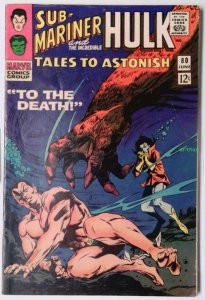 Tales to Astonish #80 (Jun 1966, Marvel) VG/FN   