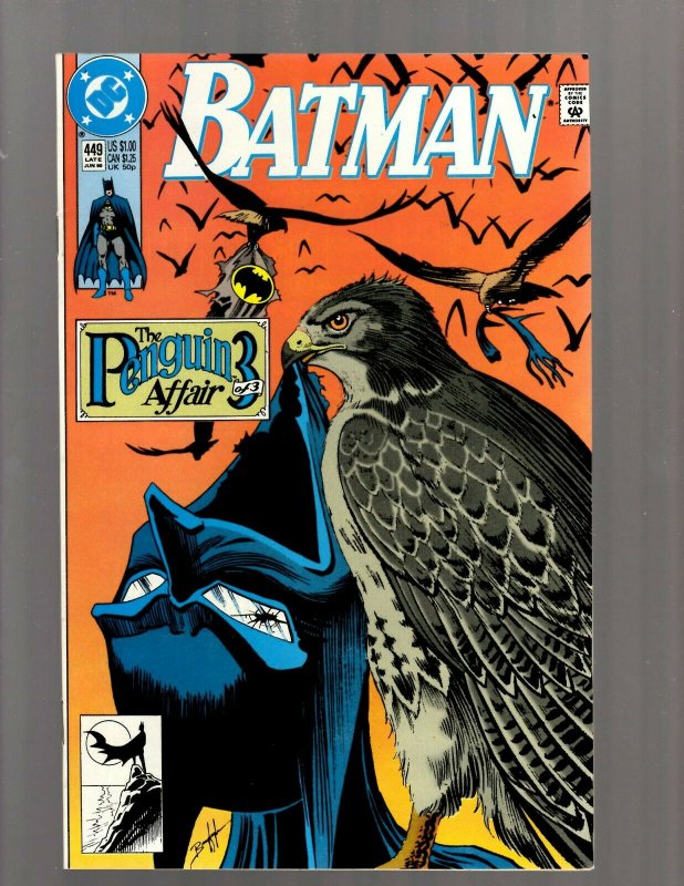 11 Batman DC Comics #440 442 445 446 447 448 449 450 451 452 455 Wayne J417