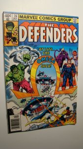 DEFENDERS 76 *HIGH GRADE* OMEGA MAN SAGA HELLCAT HULK NIGHTHAWK VALKYRIE 