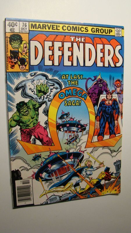 DEFENDERS 76 *HIGH GRADE* OMEGA MAN SAGA HELLCAT HULK NIGHTHAWK VALKYRIE 