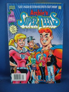ARCHIE SUPER TEENS 1 F VF FIRST ISSUE POSTER ATTACHED 1994