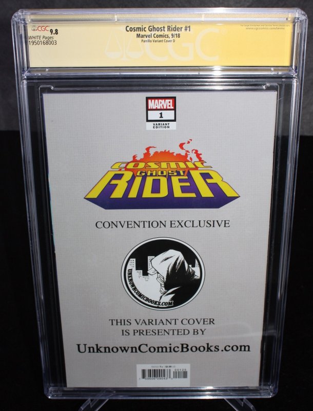 Cosmic Ghost Rider #1 CGC (9.8) Signed & Sketched by Lucio Parrillo - 2018