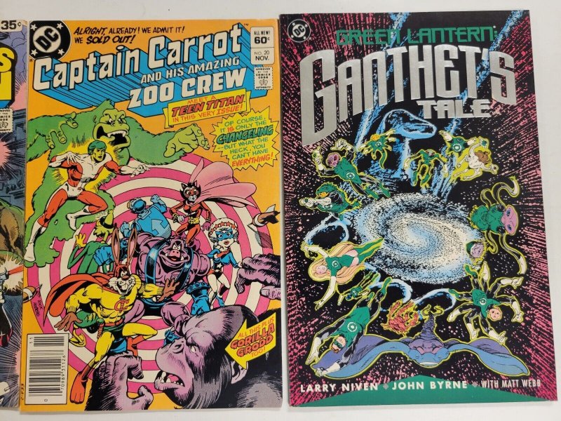 3 DC Comics #87 Challengers Unknown + #20 Captain Carrot + Green Lantern 24 TJ4