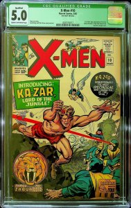 The X-Men #10 (1965) - CGC Q5.0 - Cert#4240153017