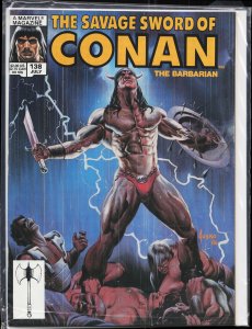 The Savage Sword of Conan #138 Direct Edition (1987) Conan