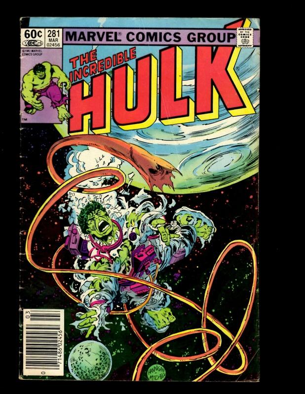 12 Hulk Marvel Comics # 191 246 276 280 281 282 283 284 285 286 287 288 EK13