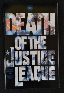 Death of the Justice League #75 Acetate Cover 2022 DC Comics VF/NM