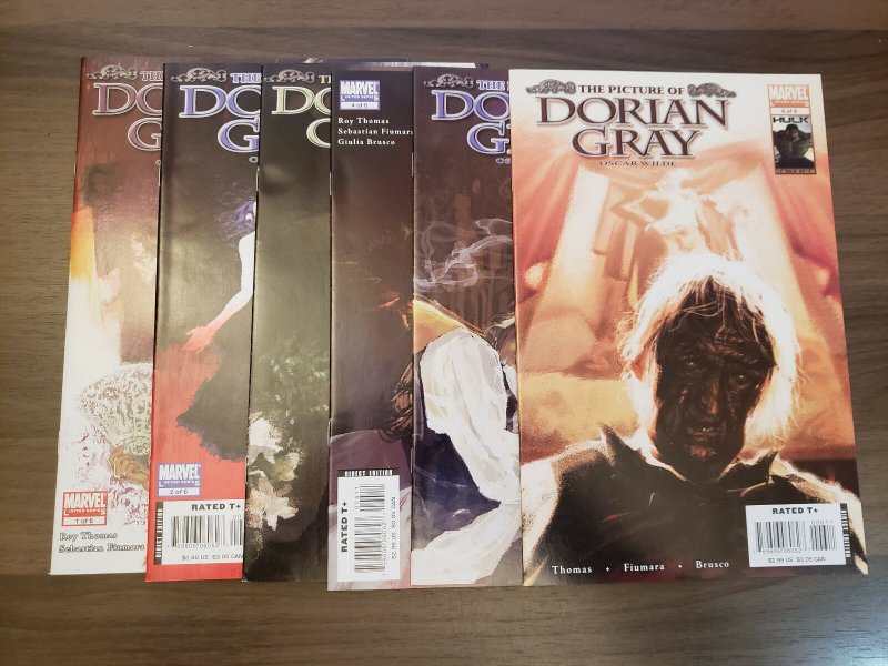 Picture of Dorian Gray (Marvel 2007) #1,2,3,4,5,6 | Roy Thomas Sebastian Fiumara 