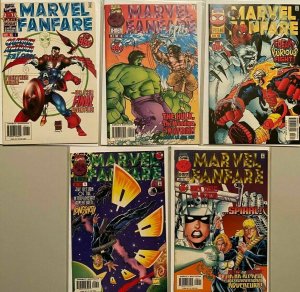 Marvel Fanfare comic lot from:#1-5 (2nd series) 6.0 FN (1996)