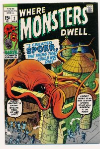 Where Monsters Dwell (1970 Marvel) #2 FN/VF