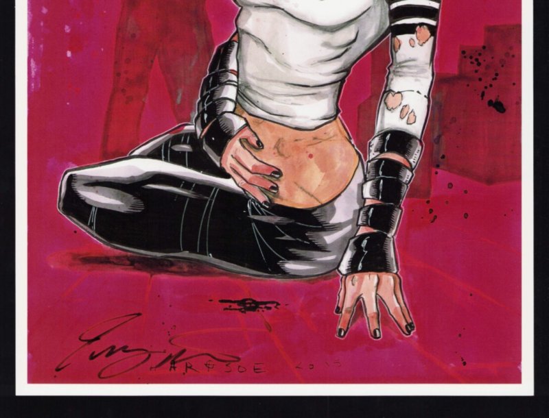 RAZOR FIGHT CLUB by Everette Hartsoe SIGNED 11 x 17 Print