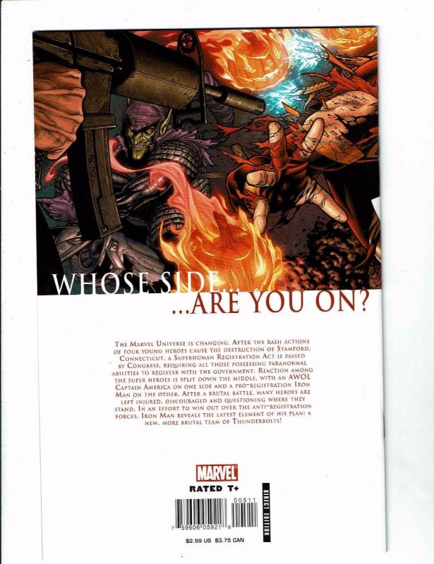 CIVIL WAR Complete Marvel Comics Ltd Ser # 1 2 3 4 5 6 7 VF/NM 1st Prints J121