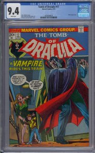 TOMB OF DRACULA #17 CGC 9.4 BLADE GENE COLAN TOM PALMER WHITE PAGES