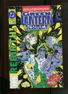 GREEN LANTERN CORPS QUARTERLY #5 (8.0) DOUBLE SIGNED BY MARTIN NODELL WITH COA