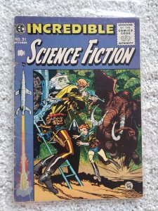 Incredible Science Fiction 31 (1955) book does not have staples