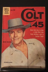 Colt .45 #5 (1960)  High-Grade VF/NM Wayde Preston Photo Cover Boca CERT