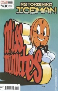 Astonishing Iceman #1 (B) Ramos Miss Minutes Cover Marvel 2023 EB154